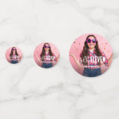 フォトパーソナライズされた誕生日 コンフェッティ (裏面)