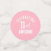 フォトパーソナライズされた誕生日 コンフェッティ (スモール正面)