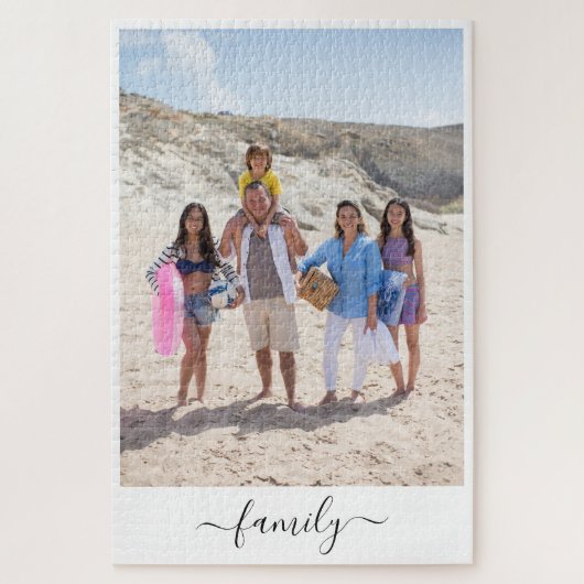 フォトパーソナライズされたDIYカスタム ジグソーパズル (縦)