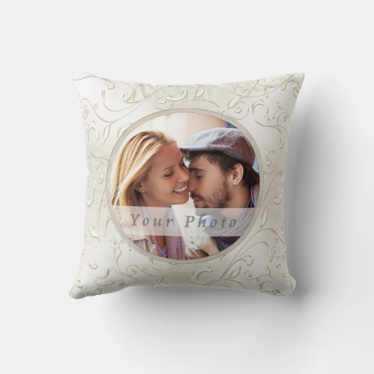 フォトパーソナライズ綿花ギフトfor 2周年記念 クッション (裏面)
