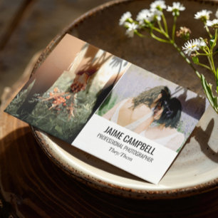 フォトパーソナル代名詞プロフェッショナル写真家 名刺