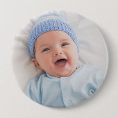 フォトパーソナル自分の写真を追加 缶バッジ (正面)