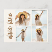 フォトパーティの招待状付きグラード写真葉書 ポストカード (正面)