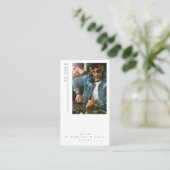 フォトパーティーDJ結婚式名刺 名刺 (スタンド正面)