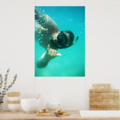 フォトパーフェクトシュノーケリング ポスター (キッチン)