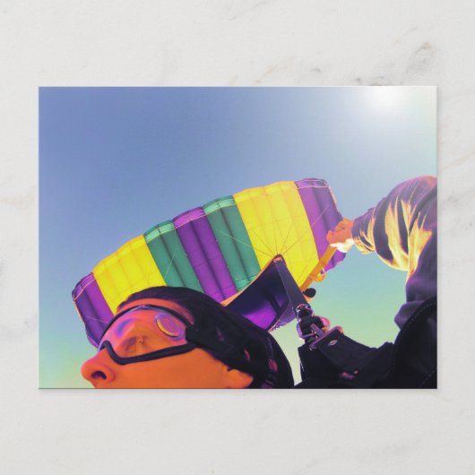 フォトパーフェクトスカイダイバー ポストカード (正面)