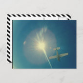 フォトパーフェクトスモール飛行機パイロット ポストカード (正面/裏面)