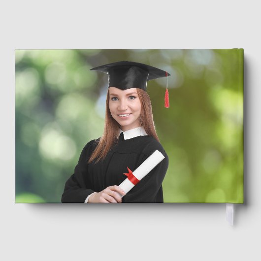 フォトパープエレガントル卒業式パーティー ゲストブック (裏面)