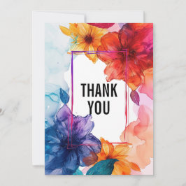 フォトパープルのAnemone Dreamscape結婚の サンキューカード