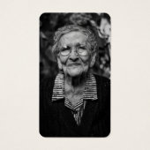 フォトパープルフローラ葬儀記念祈りの言葉カード (正面)