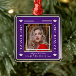 フォトパープル |シルバークラス2023年卒業 メタルオーナメント