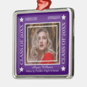 フォトパープル |シルバークラス2023年卒業 メタルオーナメント (左)