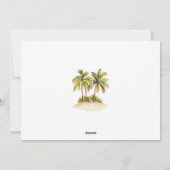 フォトパームツリーメレカリキマカクリスマス シーズンカード (裏面)