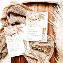 フォトパールとプロセッコフローラブライダルシャワー