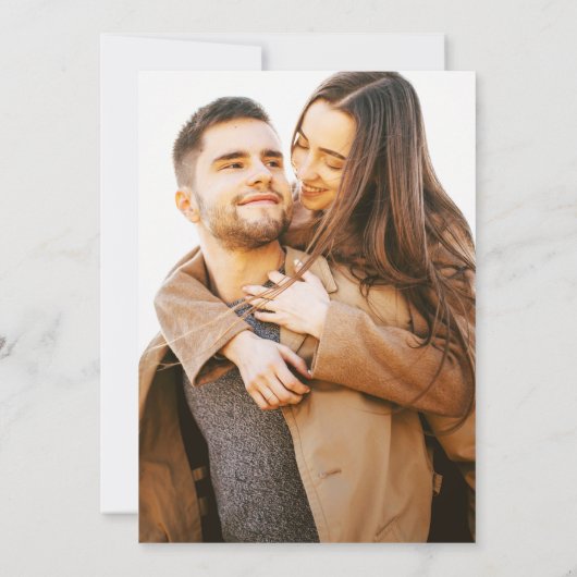 フォトパールとプロセッコフローラブライダルシャワー 招待状 (裏面)