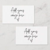 フォトビジネスカードロゴブランディングロイヤリティカード 名刺 (正面/裏面)