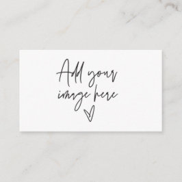 フォトビジネスカードロゴブランディングロイヤリティカード 名刺