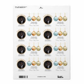 フォトビジネスサンキューホリディギフト ラベル (フルシート)