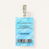 フォトビジネスバッジ（青） バッジ (裏面クリップ)