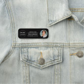 フォトビジネスロゴプロフェッショナル従業員ブラック 名札 (インサイチュ)