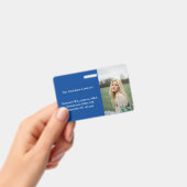 フォトビジネス企業の従業員仕入先バッジ バッジ (手持ち)