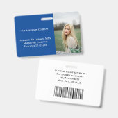 フォトビジネス企業の従業員仕入先バッジ バッジ (正面＆裏面)