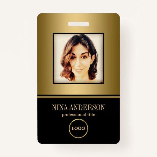 フォトビジネス バッジ (正面)