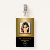 フォトビジネス バッジ (正面クリップ)