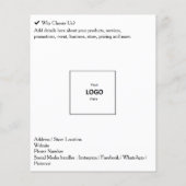 フォトビミニマルジネスマーケティングの個人用設定 チラシ (裏面)