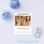 フォトビミニマルジネスマーケティングの個人用設定 チラシ (シングル)