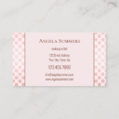 フォトビューティシアンメイクアップアーティスト名刺 名刺 (裏面)