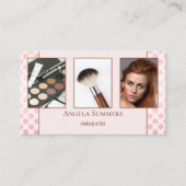 フォトビューティシアンメイクアップアーティスト名刺 名刺 (正面)