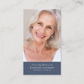 フォトビーチサンライズメモリアル祈りの言葉カード コーリングカード (正面)