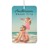 フォトビーチトリップ カーエアーフレッシュナー (正面)