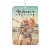 フォトビーチトリップ カーエアーフレッシュナー (裏面)