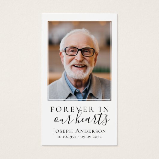 フォトビーチメモリアル祈りの言葉カード (正面)