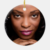 フォトビーパーソナライズされたズプリンセス- Mardi Gras セラミックオーナメント (裏面)