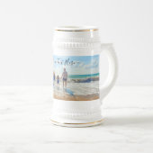 フォトビールスタインとカスタム文字 ビールジョッキ (正面右)