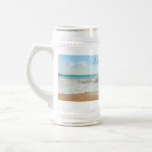 フォトビールスタインとカスタム文字 ビールジョッキ (左)