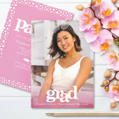 フォトピはっきりしたックモダンスのパーティーシンプルエレガントー 招待状