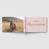 フォトピエレガントンク誕生日キンセアニェラ ゲストブック (全面)