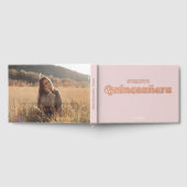 フォトピエレガントンク誕生日キンセアニェラ ゲストブック (全面)