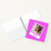 フォトピパーソナライズされたッエレガントクMemoir Journal ノートブック (内部)