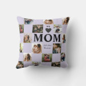 フォトピモダンッ数々のクピンク&パープルママ装飾用クッション クッション (裏面)