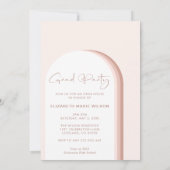 フォトピモダンンク卒業式パーティー 招待状 (裏面)