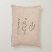 フォトピローおばあちゃん愛する画像の名前を追加 アクセントクッション (裏面(縦))