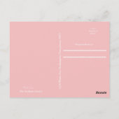 フォトピンクお洒落色 ポストカード (裏面)