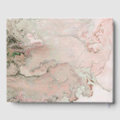 フォトピンクのダスキーバラ金ゴールド瑪瑙悔やみや弔慰記念碑 ゲストブック (裏面)