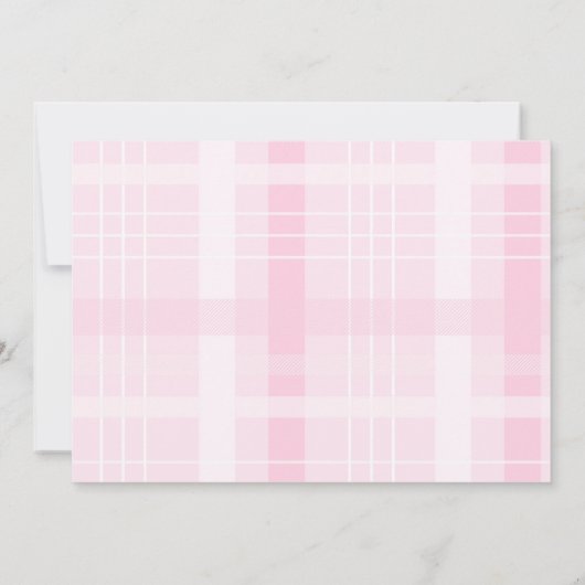 フォトピンクコケット弓卒業 案内状 (裏面)