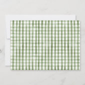 フォトピンクストンプチョンプロア恐竜1歳の誕生日 招待状 (裏面)